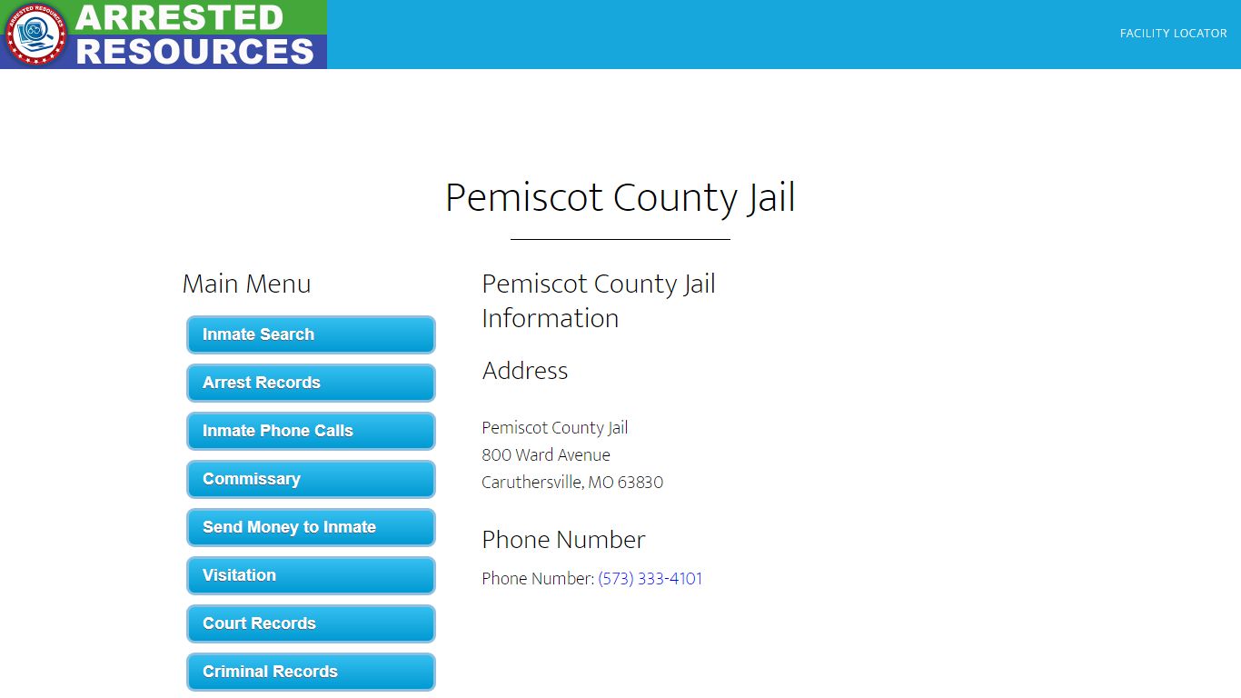 Pemiscot County Jail - Inmate Search - Caruthersville, MO